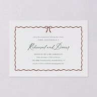 Festive Garland Rehearsal Dinner Invitations Hunter Green Signature Blank