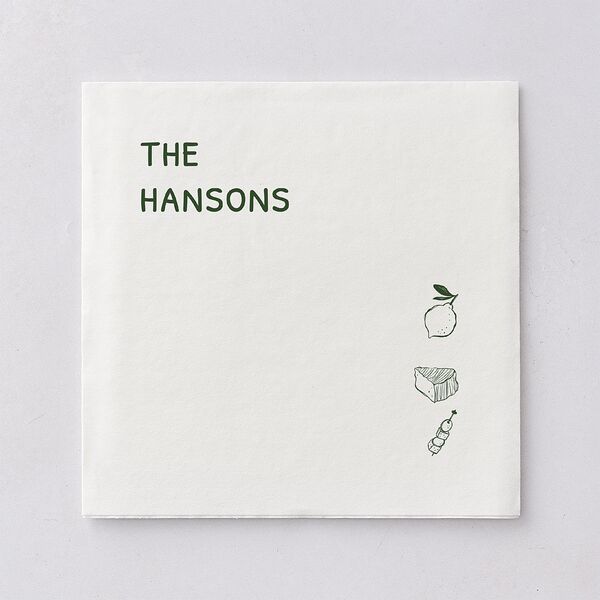 Hand Drawn Recipe Luncheon Napkins Dark Camo Napkin Uncoined