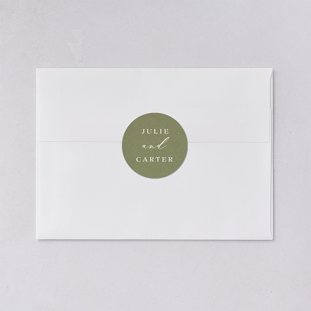 Sunflower Wedding Stickers Cream Circle