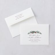 Gilded Botanical Foil Wedding Invitations Gold Burgundy Signature Blank No Standard