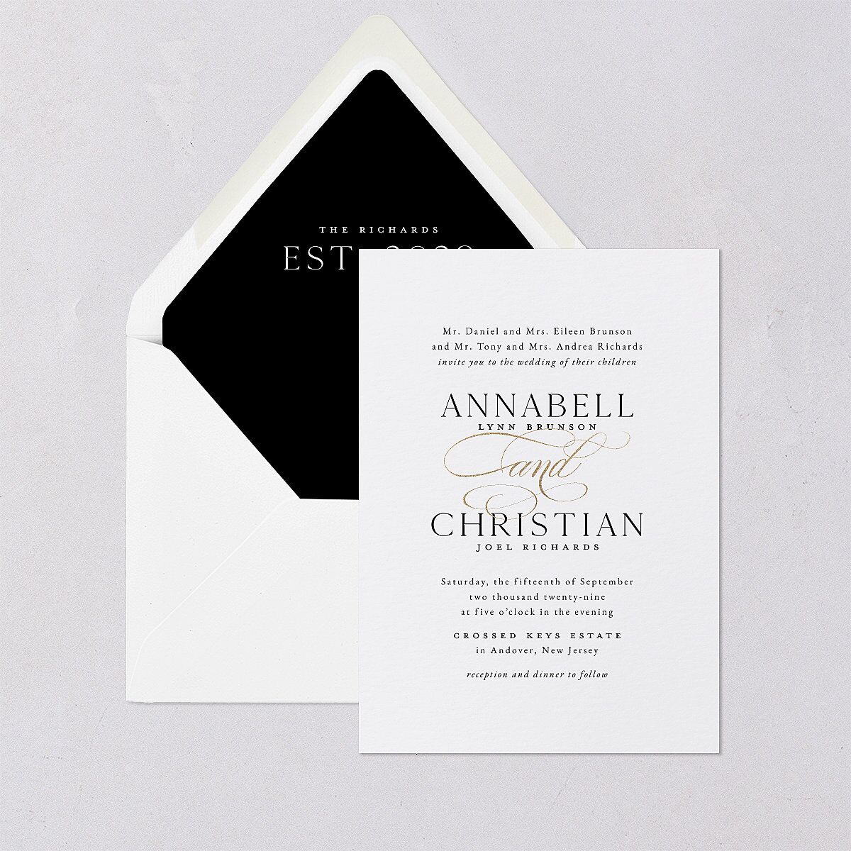 Timeless Classic Foil Euro Envelope Liners Pure White Luxe