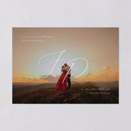 Simply Devoted Save the Date Cards Pure White Signature smooth Blank No Standard