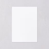 Minimal Arched Photo Wedding Enclosure Cards Pure White Signature Standard