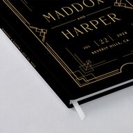 Vintage Hollywood Wedding Guest Book Licorice