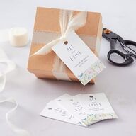 Cottage Wildflowers Favor Gift Tags Maritime Signature