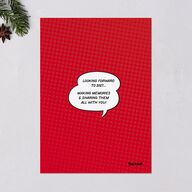 Comic Book Holiday Holiday Cards Ruby Signature Blank Portrait  Standard