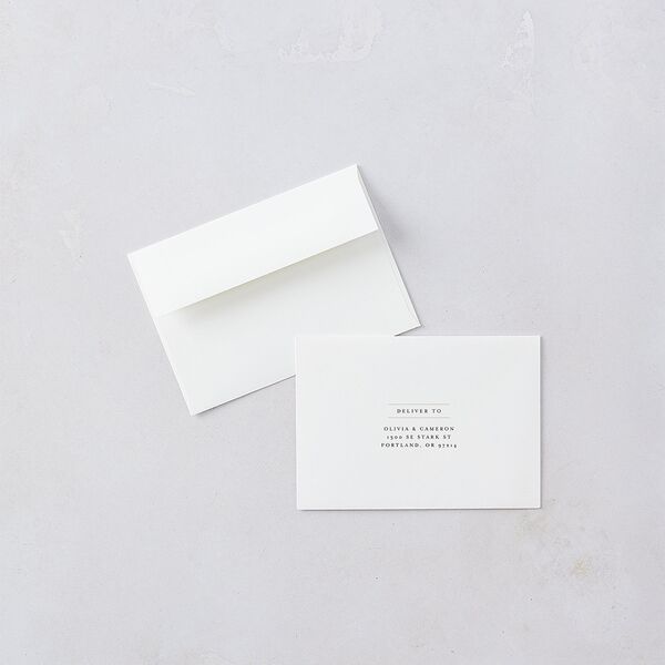 Photo Arch Wedding Response Cards Taupe Signature Standard