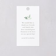 Greenery Altar Favor Gift Tags Thyme Signature
