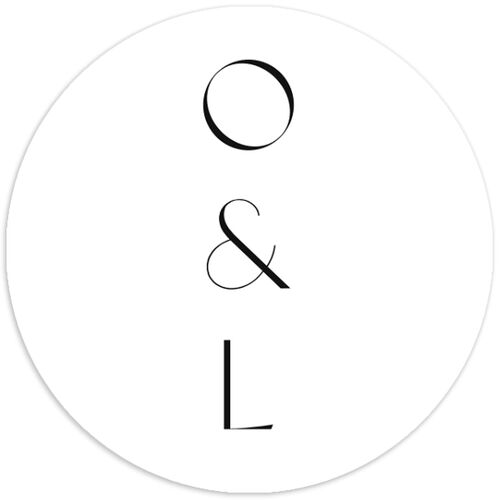 Surround Wedding Stickers Charcoal Circle