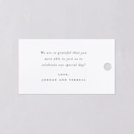 Dainty Wildflowers Favor Gift Tags Sunflower Signature