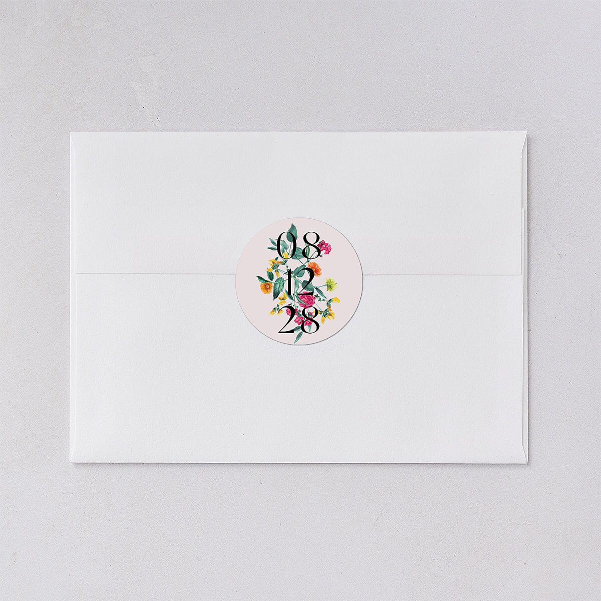 Indian Ascending Garland Wedding Stickers Peony Circle