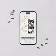 Signed Digital Save the Date Cards Licorice Dusty Blue Lets Celebrate Standard
