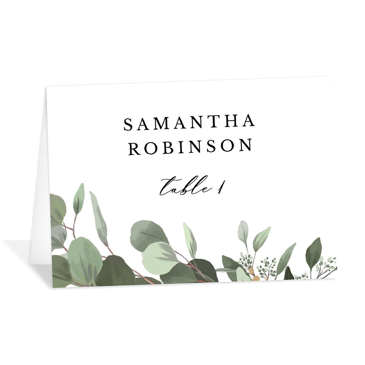 Eucalyptus Frame Place Cards