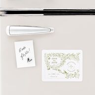 Vintage Toile Save The Date Magnets Dark Camo Magnet Paper