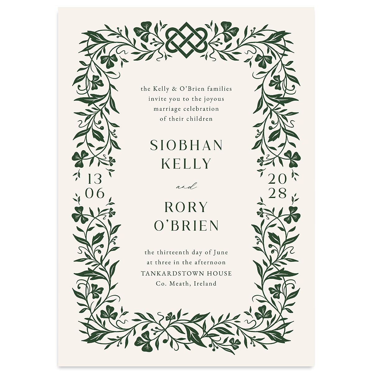 Celtic Knot Wedding Invitations