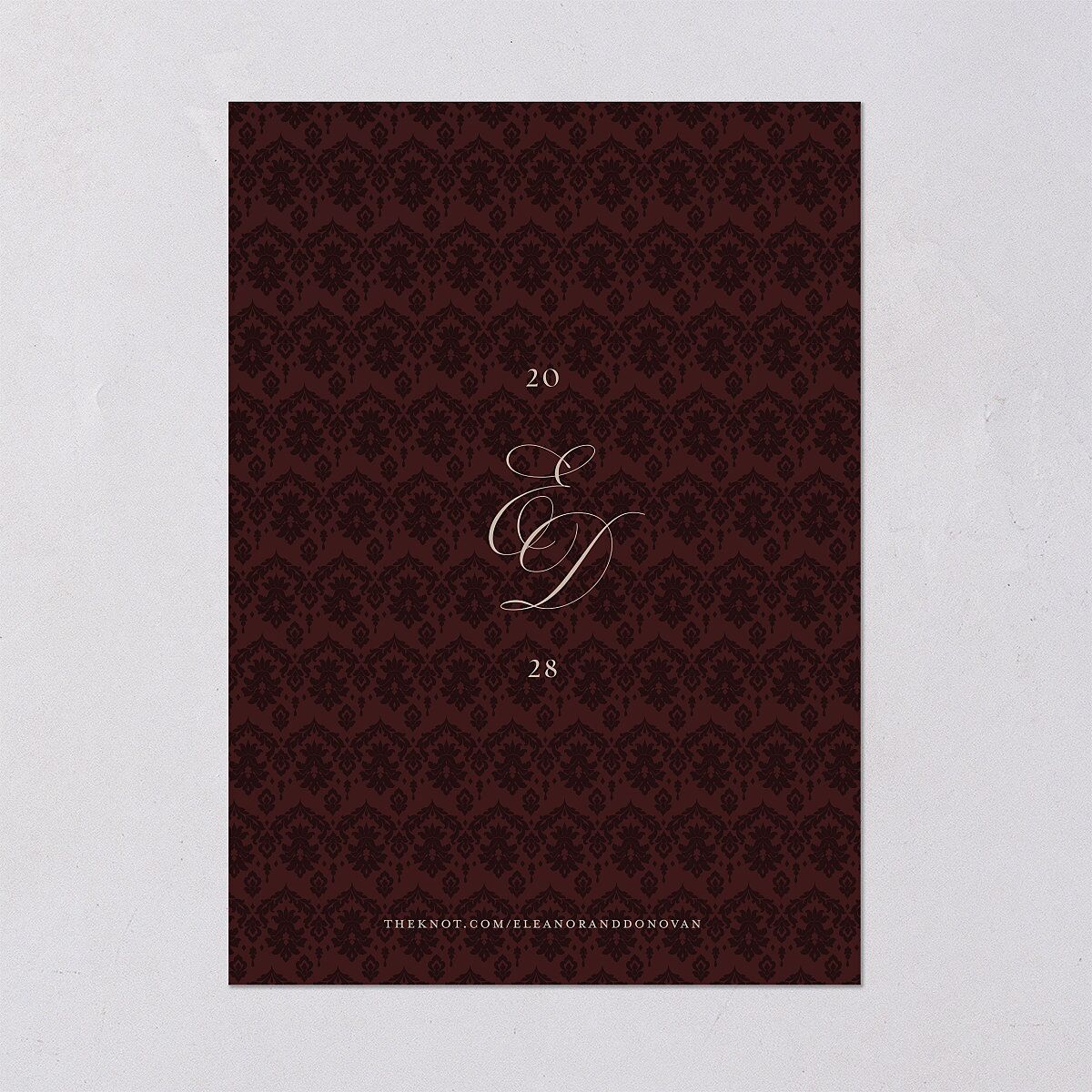 Dark Gothic Roses Wedding Invitations Burgundy Signature Blank No Standard