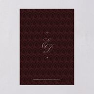Dark Gothic Roses Wedding Invitations Burgundy Signature Blank No Standard