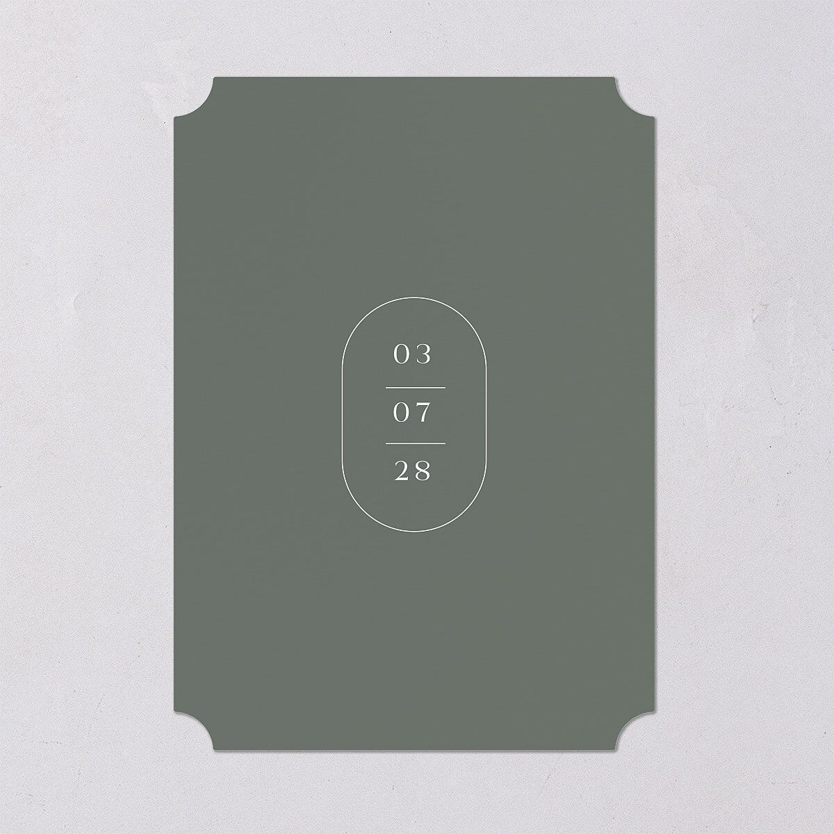 Western Cactus Save The Date Cards Eucalyptus Signature smooth Blank No