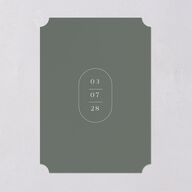 Western Cactus Save The Date Cards Eucalyptus Signature smooth Blank No