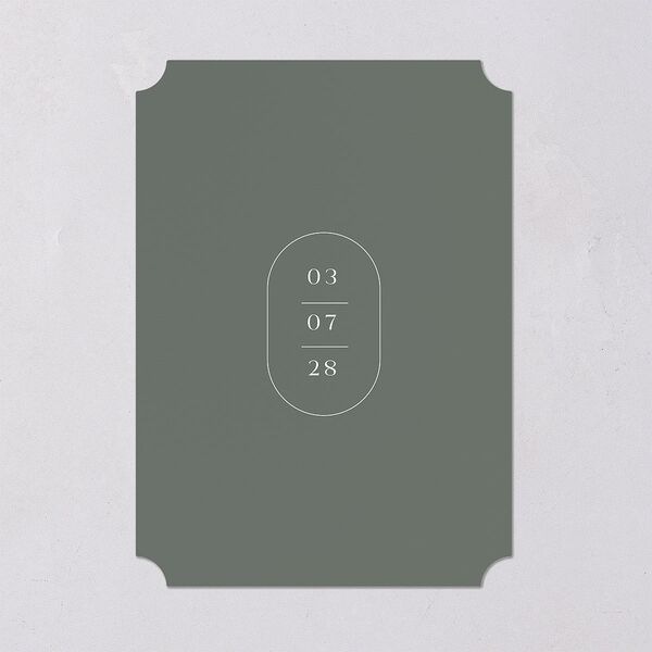 Western Cactus Save The Date Cards Eucalyptus Signature smooth Blank No