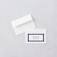 Adventure Icon Wedding Response Cards Navy Signature Standard