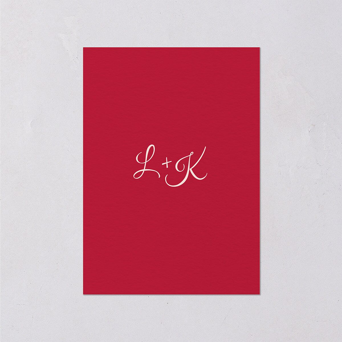 Vintage Heart Locket Wedding Enclosure Cards Crimson Signature Standard