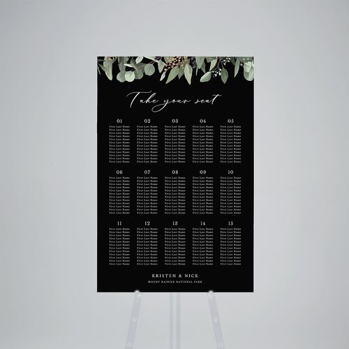 Eucalyptus Frame Standard Seating Chart Large Midnight Standard Indoor Foam Core L Seating
