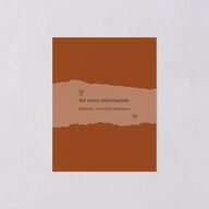 Mood Board Save the Date Petite Cards Linen Signature smooth Blank No