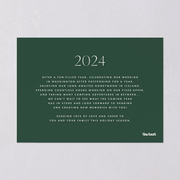 Faith Hope Love Holiday Cards Hunter Green Signature