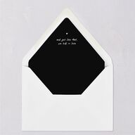 Hand Drawn Photo Strip Euro Envelope Liners Pure White Luxe