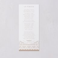 Papel Picado De Mexico Wedding Programs Taupe Signature