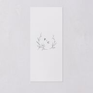 Graceful Botanical Menus Shadow Gray Signature