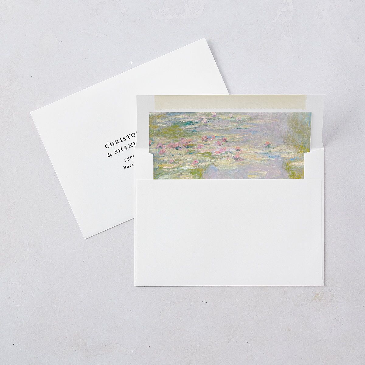 Eclectic Garden Reverie Envelope Liners Lavender Standard
