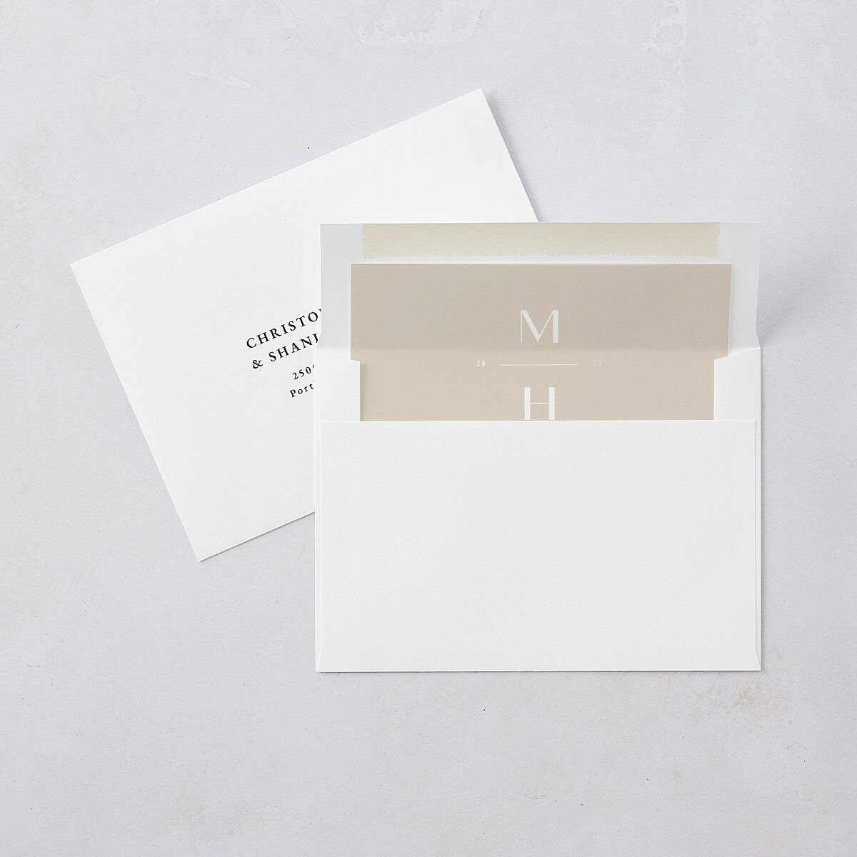 Bookend Greeting Envelope Liners — view 1