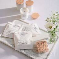 Romantic Greenery Favor Bags White Tide Pool Wax-Lined Food Safe Paper