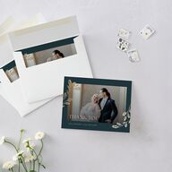 Arboretum Archway Thank You Cards Gold Dark Night