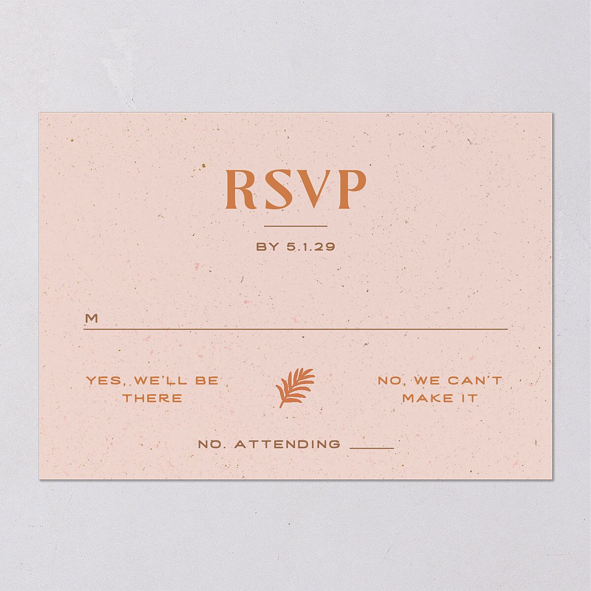 Beach Party Wedding Response Cards — view 3