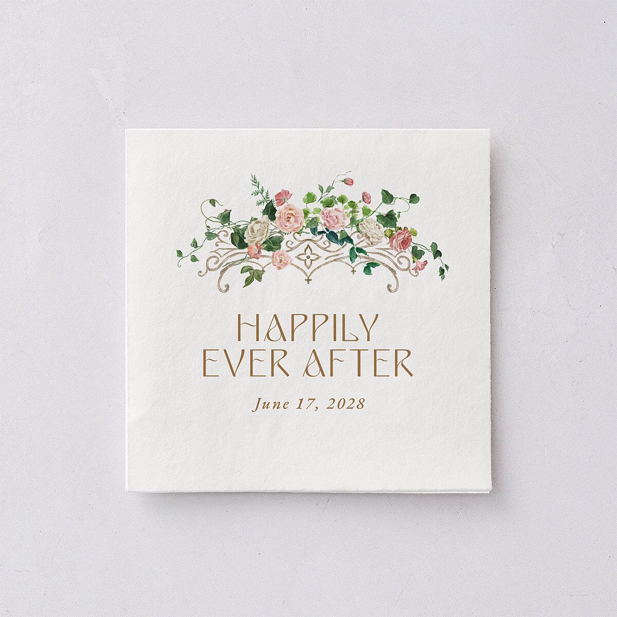 Fairytale Garden Cocktail Napkins Sage Napkin Uncoined