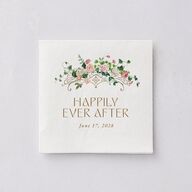 Fairytale Garden Cocktail Napkins Sage Napkin Uncoined