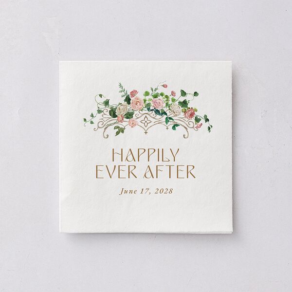 Fairytale Garden Cocktail Napkins Sage Napkin Uncoined