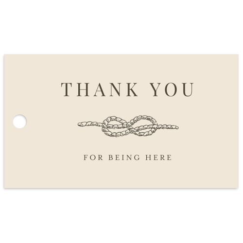 Elegant Lighthouse Favor Gift Tags Linen Signature
