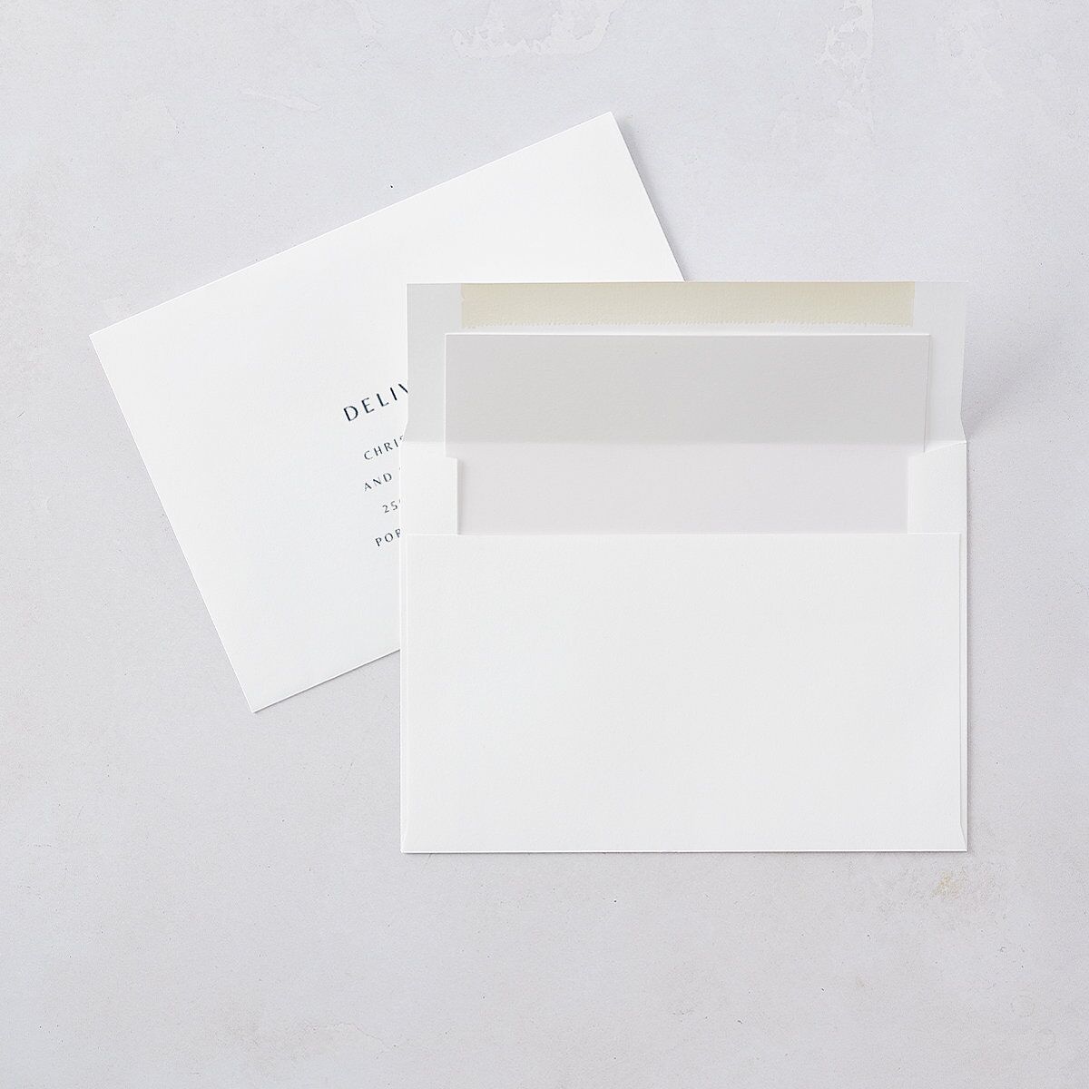 Elegant Lights Wedding Invitations Moody Blue Signature Blank No Standard