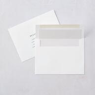 Elegant Lights Wedding Invitations Moody Blue Signature Blank No Standard