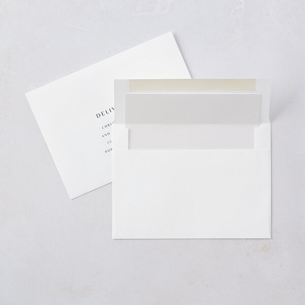 Elegant Lights Wedding Invitations Moody Blue Signature Blank No Standard