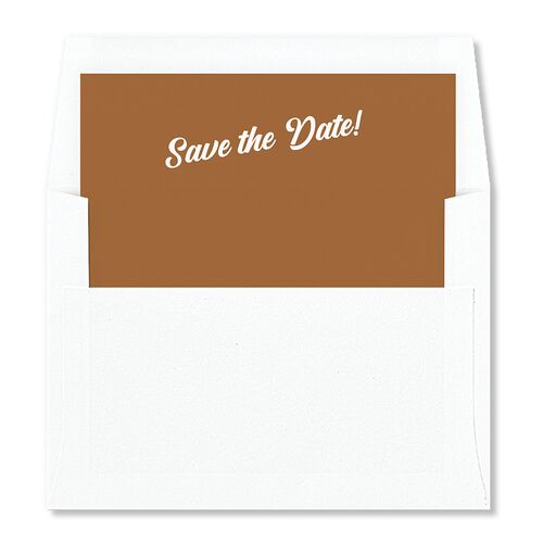Future Newlyweds Envelope Liners Saddle Standard