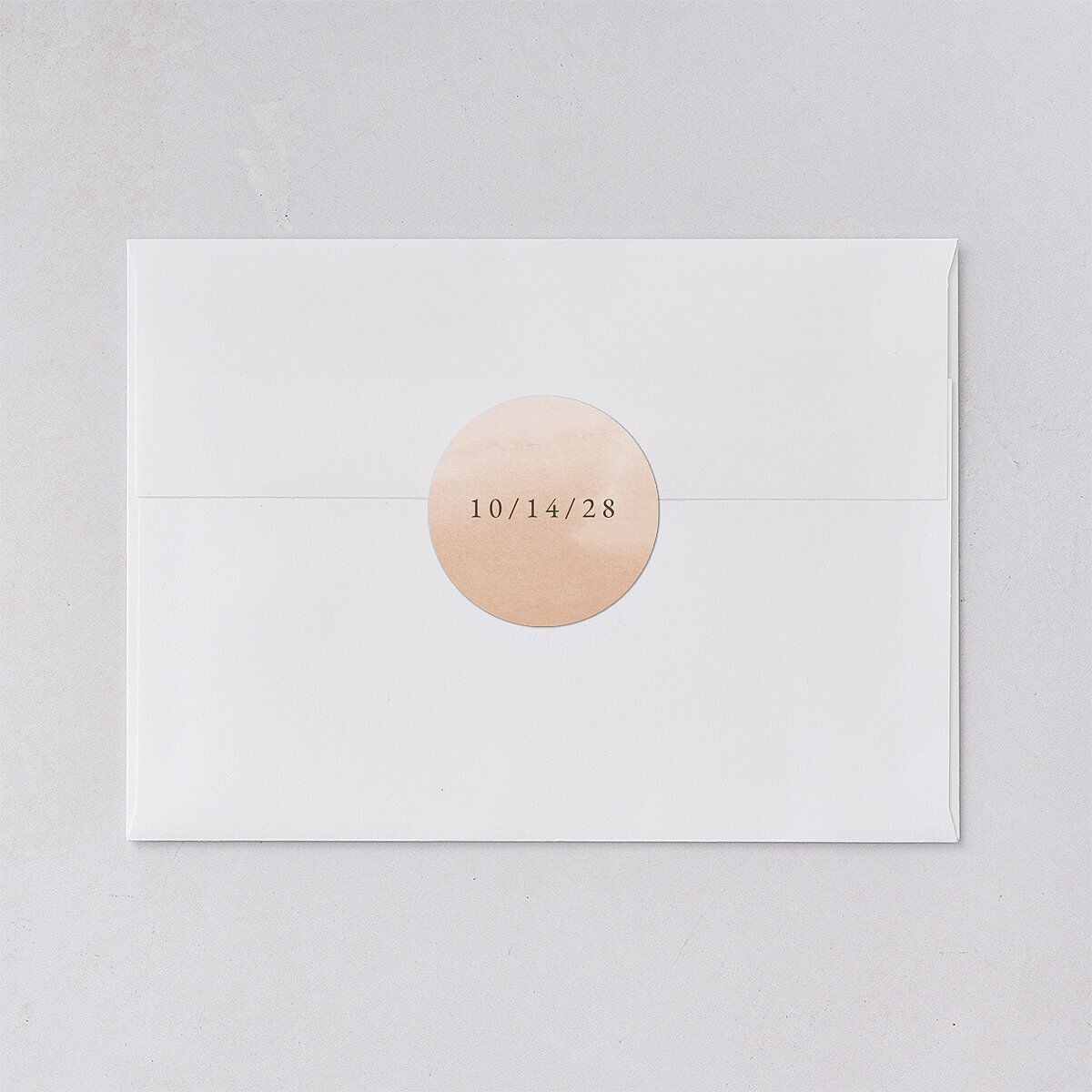 Eucalyptus Bouquet Wedding Stickers Terracotta Circle