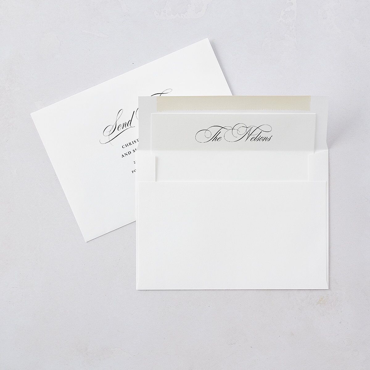 Gilded Wreath Rehearsal Dinner Invitations Pure White Signature Blank Standard