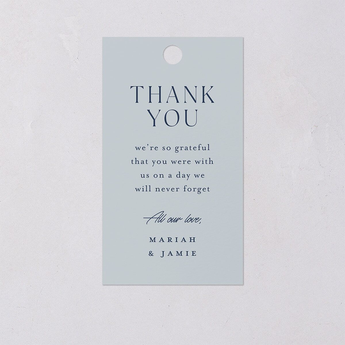 Rustic Pine Favor Gift Tags — view 1