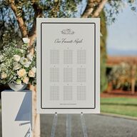 Elegant Swans Standard Seating Chart Large Ivory Standard Indoor Foam Core L Seating