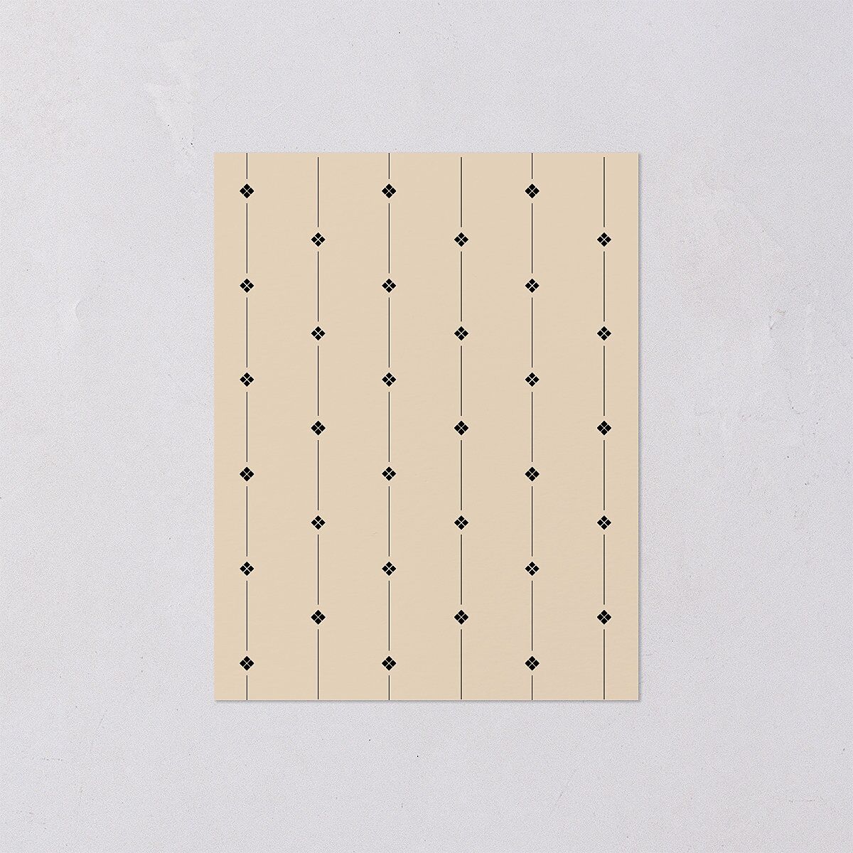 Whimsical Hand Drawn Bow Save the Date Petite Cards Linen Signature smooth Blank No Standard